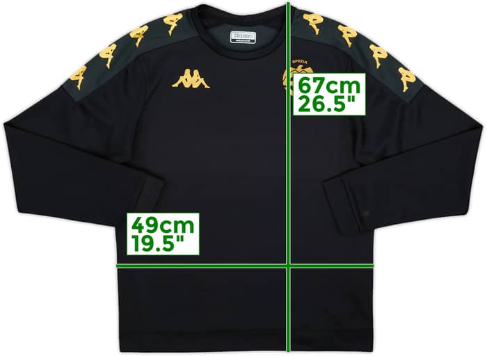 2023-24 Spezia Kappa Sweat Top - 8/10 - (M)