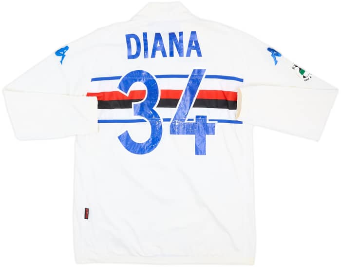 2005-06 Sampdoria Match Issue Away L/S Shirt Diana #34