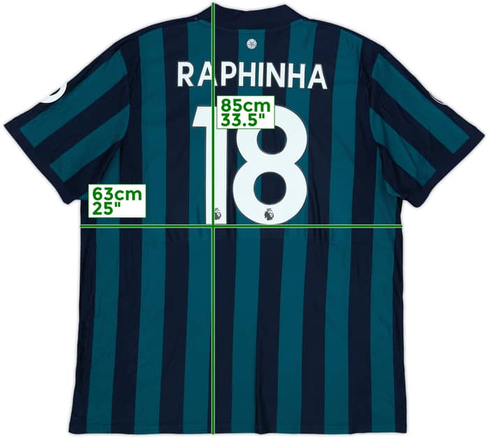 2020-21 Leeds United Away Shirt Raphinha #18 - 8/10 - (XXL)