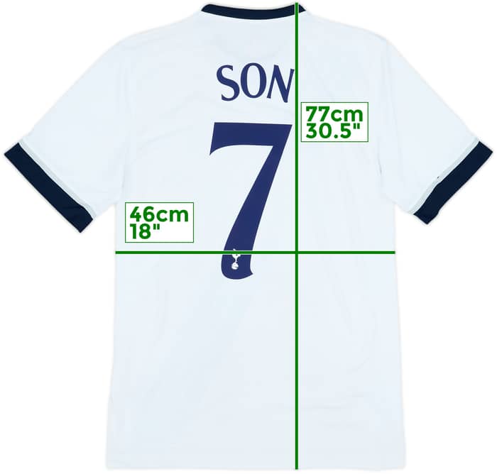 2015-16 Tottenham Home Shirt Son #7 - 6/10 - (M)