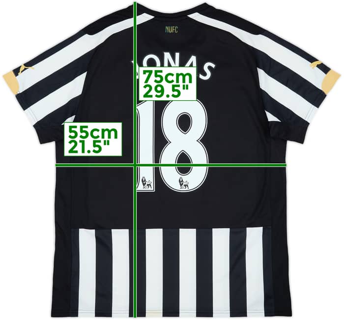 2014-15 Newcastle Home Shirt Jonas #18 - 8/10 - (M)