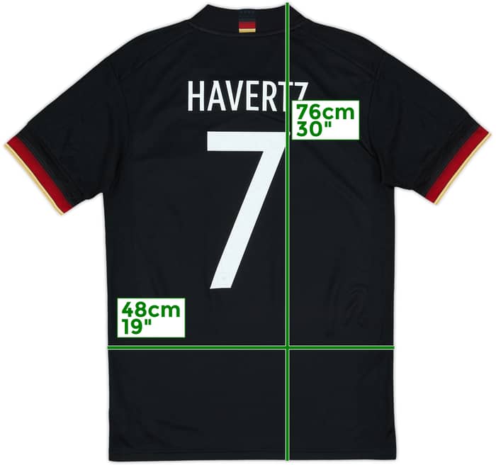 2020-21 Germany Away Shirt Havertz #7 - 10/10 - (S)