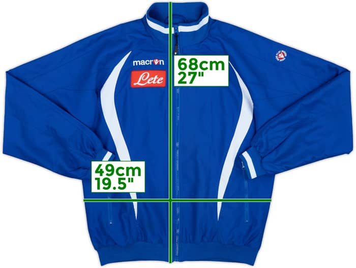 2012-13 Napoli Macron Track Jacket - 8/10 - (S)