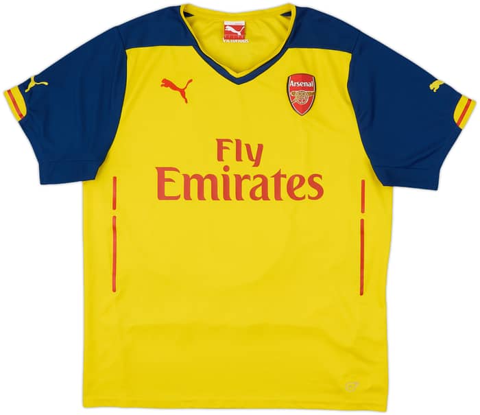 2014-15 Arsenal Away Shirt Arteta #8 - 7/10 - (L)