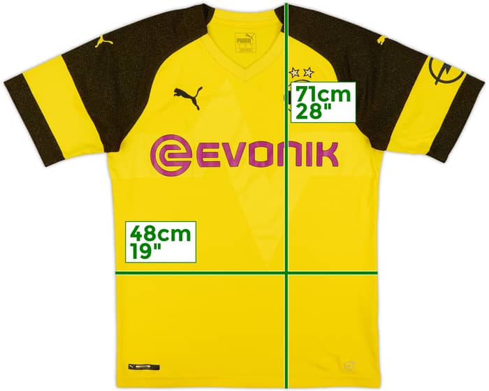 2018-19 Borussia Dortmund Home Shirt - 7/10 - (M)