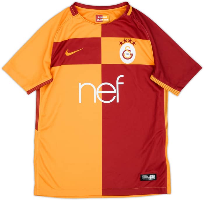 2017-18 Galatasaray Home Shirt - 8/10 - (M.Boys)