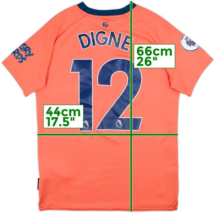 2019-20 Everton Away Shirt Digne #12 - 7/10 - (XL.Boys)