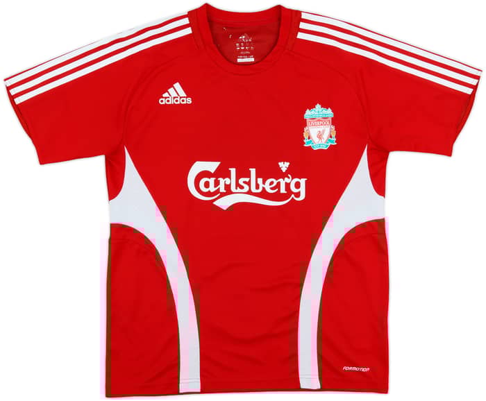 2009-10 Liverpool adidas Training Shirt - 8/10 - (M)