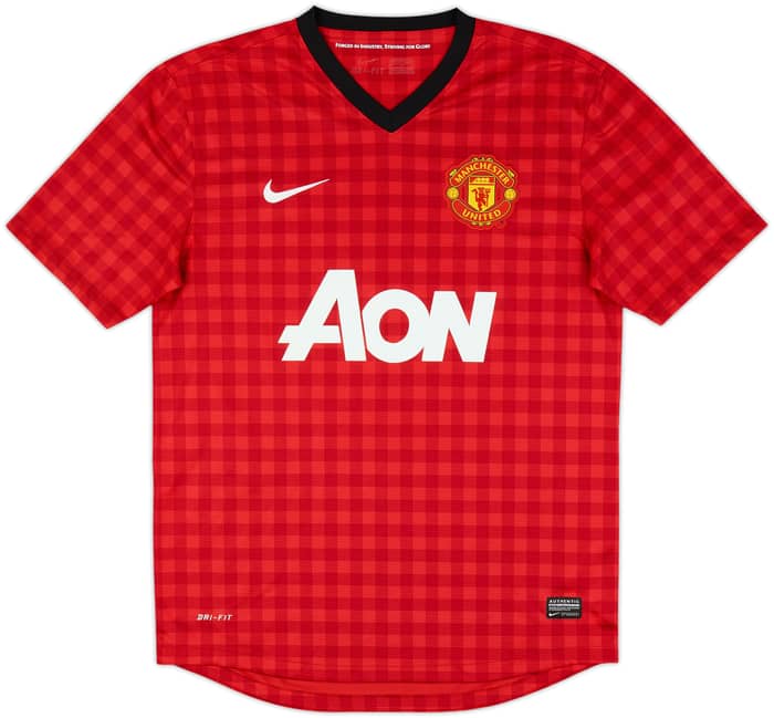 2013-14 Manchester United Home Shirt Rooney #10 - 8/10 - (M)