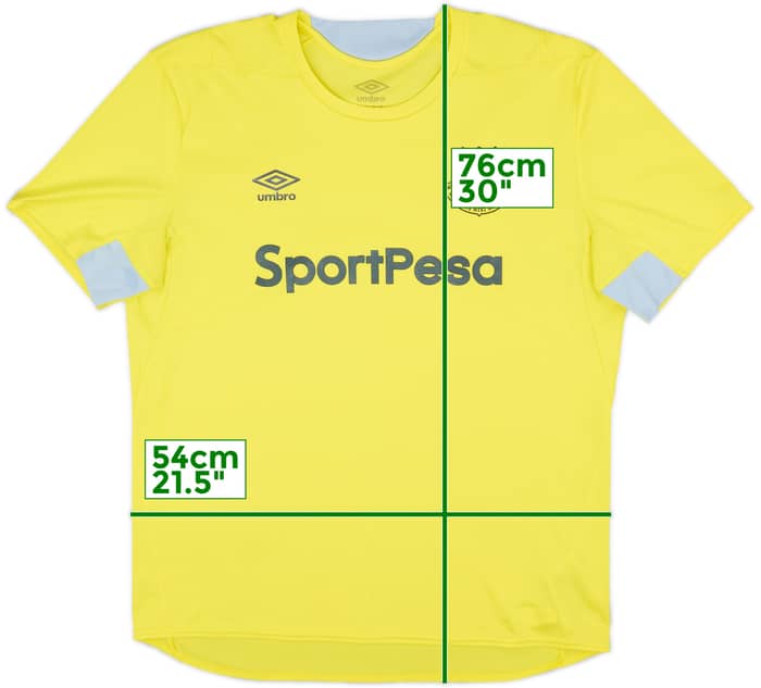 2019-20 Everton Umbro Training Shirt - 8/10 - (XL)