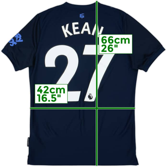 2019-20 Everton Third Shirt Kean #27 - 9/10 - (XL.Boys)