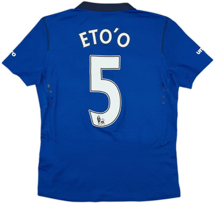 2014-15 Everton Home Shirt Eto'o #5 - 8/10 - (L.Boys)