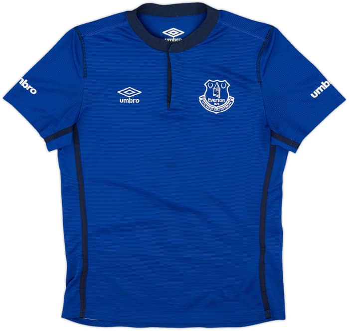 2014-15 Everton Home Shirt Eto'o #5 - 8/10 - (L.Boys)