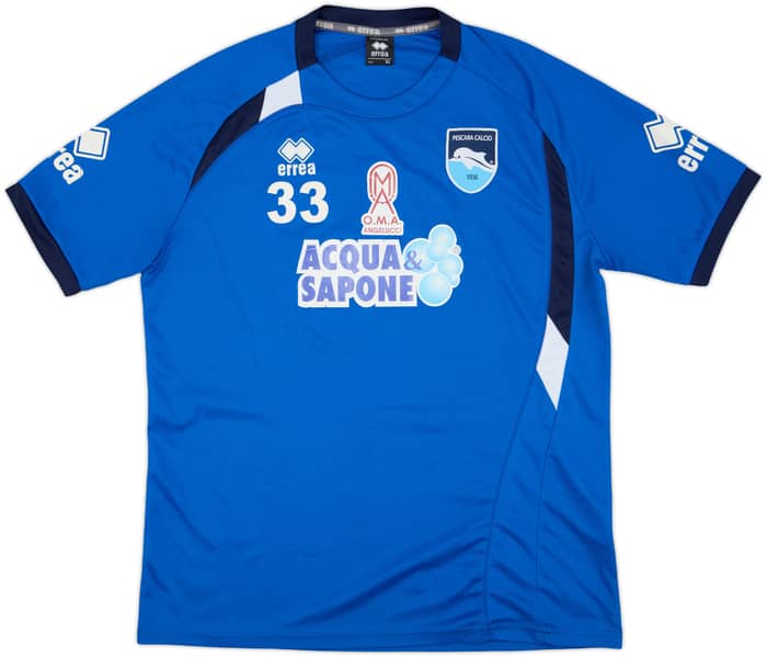2011-12 Pescara Errea Player Issue Training Shirt #33 - 8/10 - (XL)