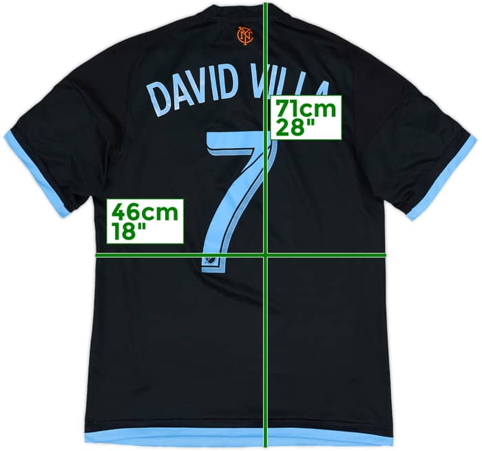 2015-16 New York City Away Shirt David Villa #7 - 6/10 - (M)