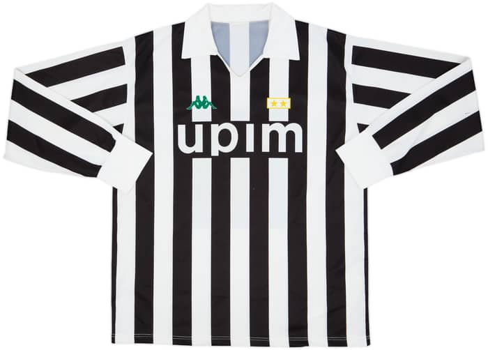 1991-92 Juventus Basic Home L/S Shirt #10 - 6/10 - (L)