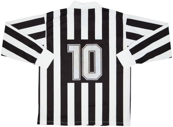 1991-92 Juventus Basic Home L/S Shirt #10 - 6/10 - (L)