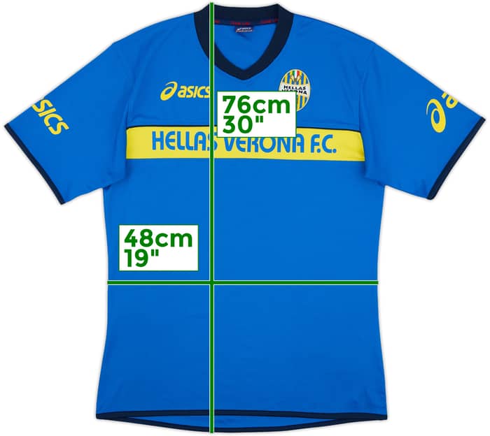 2007-08 Hellas Verona Asics Training Shirt - 10/10 - (L)