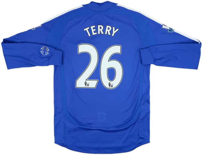 2006-08 Chelsea Home L/S Shirt Terry #26 - 7/10 - (M)