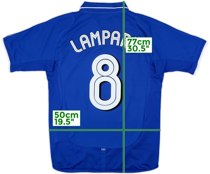 2001-03 Chelsea Home Shirt Lampard #8 - 8/10 - (S)