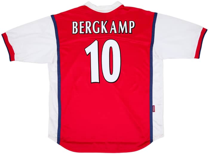 1998-99 Arsenal Home Shirt Bergkamp #10 - 8/10 - (XXL)