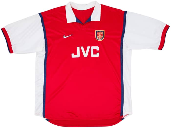 1998-99 Arsenal Home Shirt Bergkamp #10 - 8/10 - (XXL)