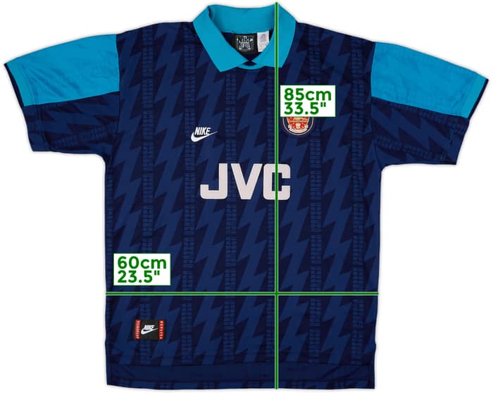 1994-95 Arsenal Away Shirt - 5/10 - (XL)