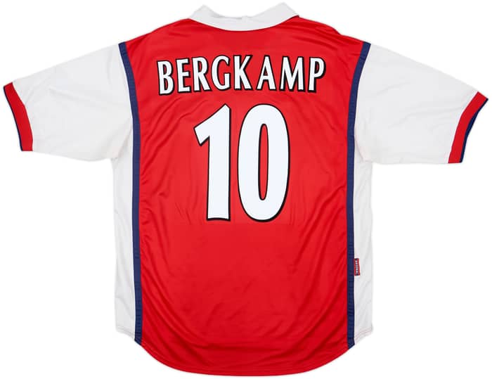 1998-99 Arsenal Home Shirt Bergkamp #10 - 7/10 - (L)