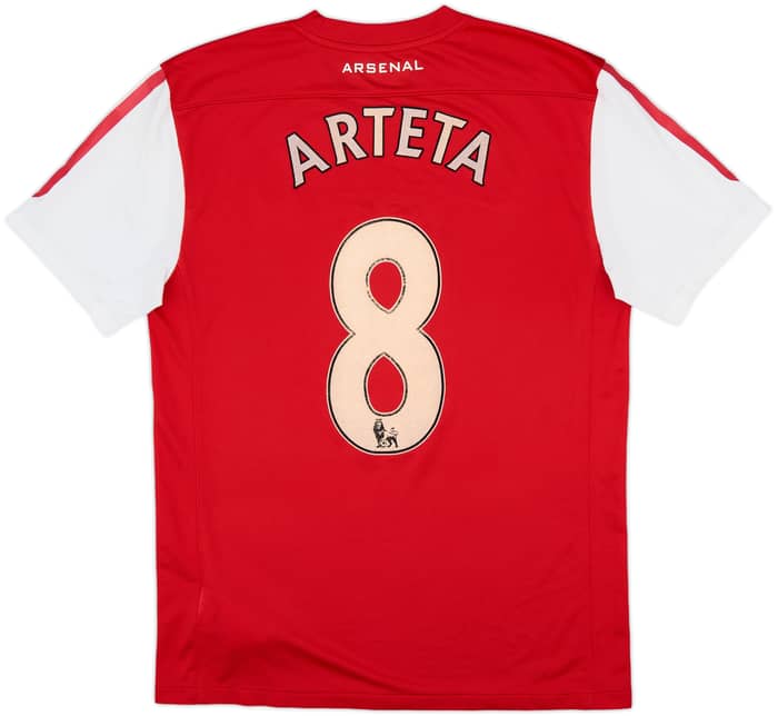 2011-12 Arsenal Home Shirt Arteta #8 - 6/10 - (M)
