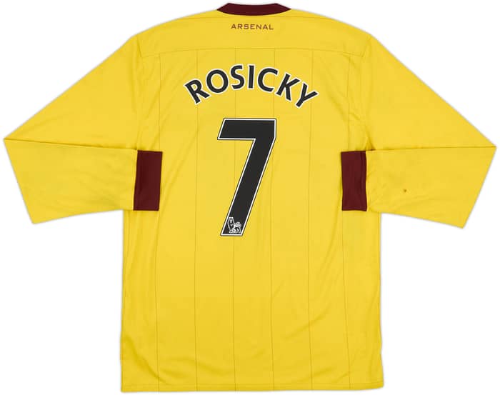 2010-13 Arsenal Away L/S Shirt Rosicky #7 - 6/10 - (M)