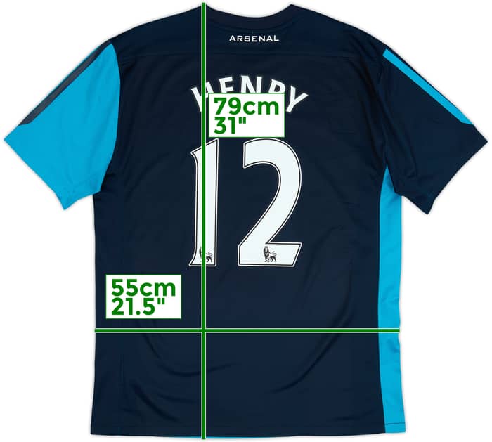 2011-12 Arsenal Away Shirt Henry #12 - 7/10 - (L)