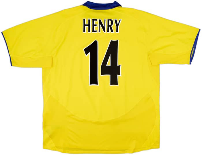 2003-05 Arsenal Away Shirt Henry #14 - 9/10 - (XXL)