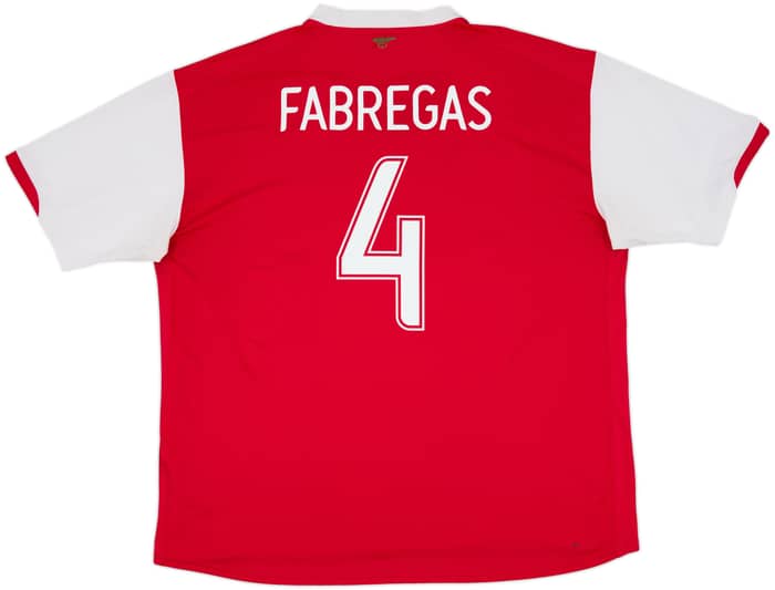 2006-08 Arsenal Home Shirt Fabregas #4 - 7/10 - (XXL)