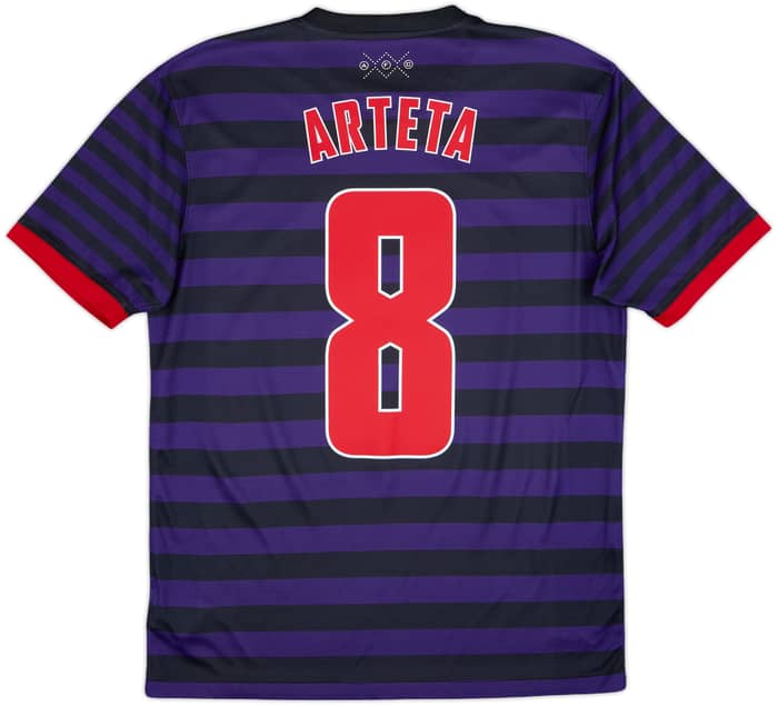 2012-13 Arsenal Away Shirt Arteta #8 - 6/10 - (M)