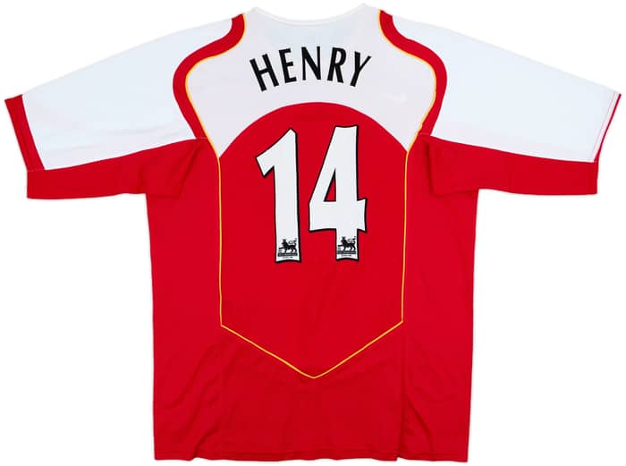 2004-05 Arsenal Home Shirt Henry #14 - 9/10 - (L)