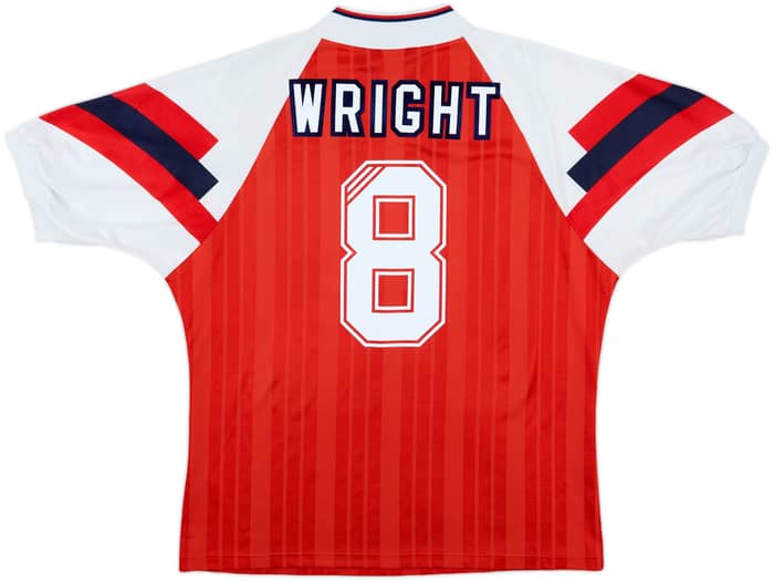 1992-94 Arsenal Home Shirt Wright #8 - 7/10 - (L/XL)