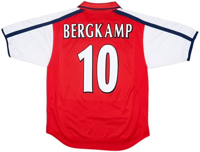 2000-02 Arsenal Home Shirt Bergkamp #10 - 9/10 - (M)