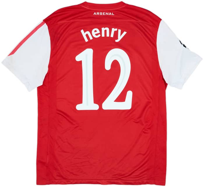 2011-12 Arsenal Home Shirt Henry #12 - 5/10 - (L)