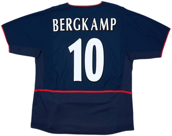 2002-04 Arsenal Away Shirt Bergkamp #10 - 7/10 - (L)