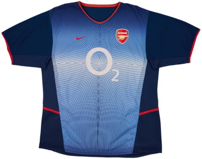 2002-04 Arsenal Away Shirt Bergkamp #10 - 7/10 - (L)