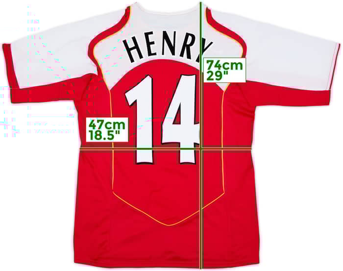2004-05 Arsenal Home Shirt Henry #14 - 9/10 - (M)