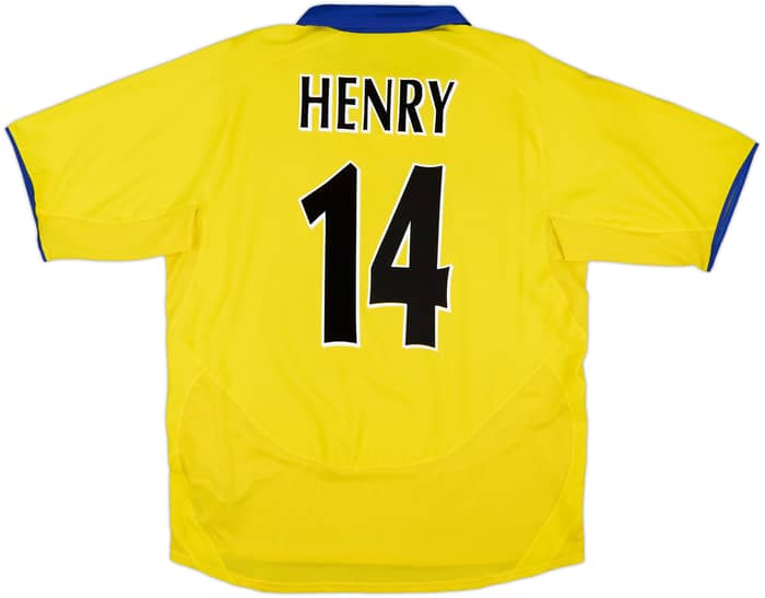 2003-05 Arsenal Away Shirt Henry #14 - 8/10 - (L)