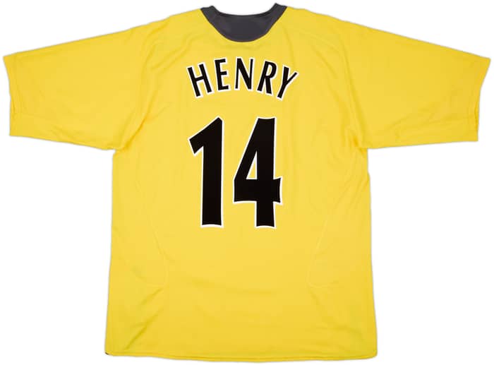 2005-06 Arsenal Away Shirt Henry #14 - 9/10 - (XL)