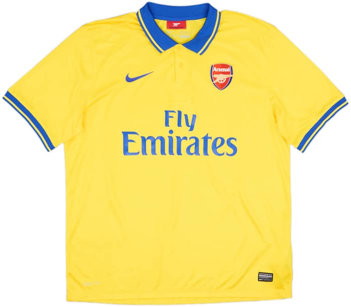 2013-14 Arsenal Away Shirt S.Cazorla #19 - 9/10 - (XL)