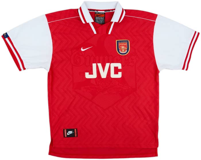 1996-98 Arsenal Home Shirt Bergkamp #10 - 8/10 - (XL)