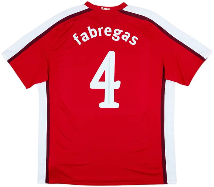 2008-10 Arsenal Home Shirt Fabregas #4 - 8/10 - (XL)
