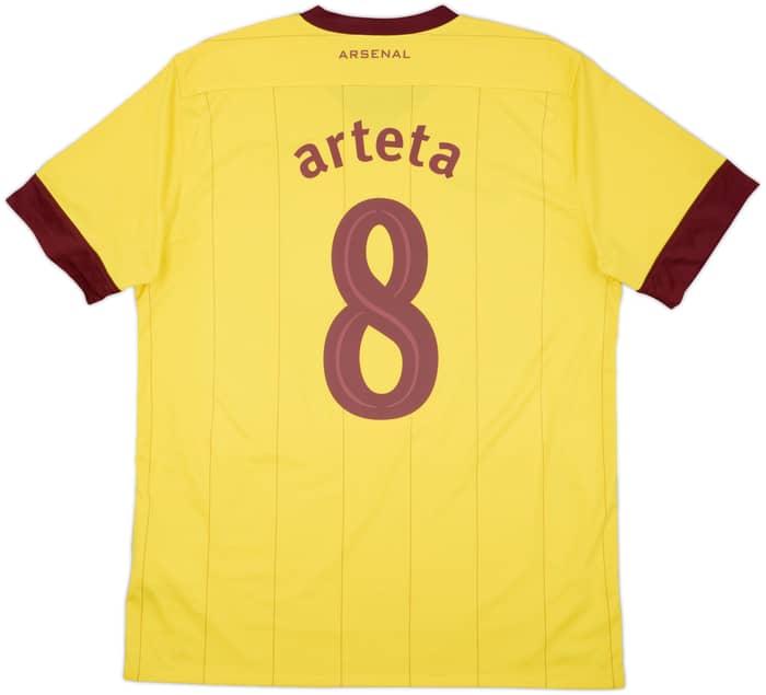 2010-13 Arsenal Away Shirt Arteta #8 - 8/10 - (L)