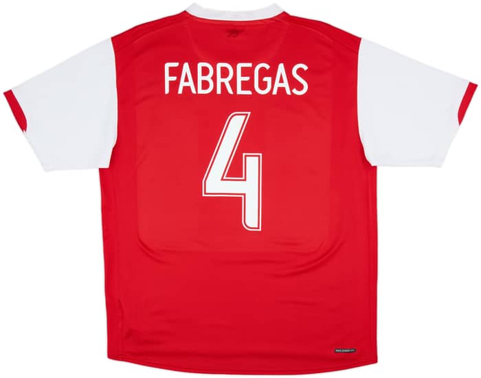 2006-08 Arsenal Home Shirt Fabregas #4 - 7/10 - (L)
