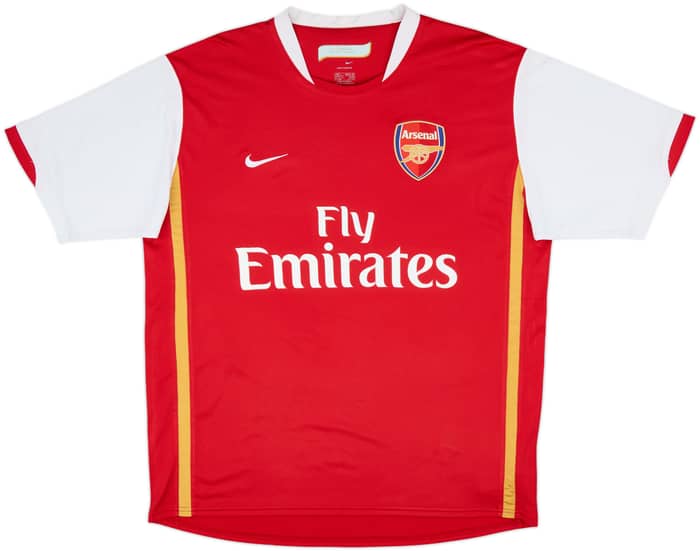 2006-08 Arsenal Home Shirt Fabregas #4 - 7/10 - (L)