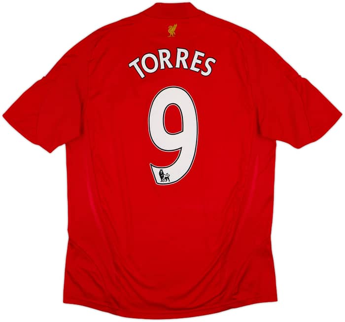 2008-10 Liverpool Home Shirt Torres #9 - 6/10 - (L)